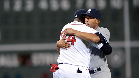 David Ortiz and Mariano Rivera