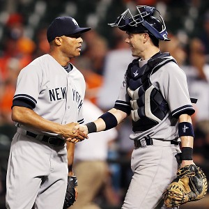 Mariano Rivera and Chris Stewart