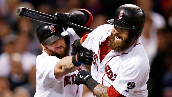 Jonny Gomes and Mike Napoli