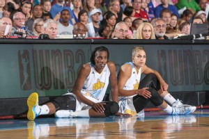 Elena Delle Donne and Sylvia Fowles