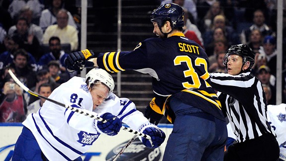 John Scott and Phil Kessel