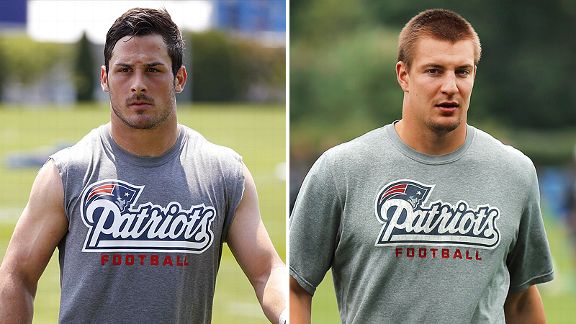 Danny Amendola and Rob Gronkowski