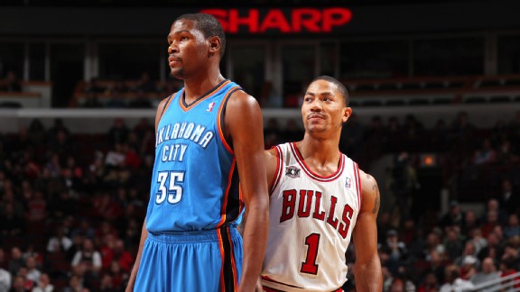 Kevin Durant and Derrick Rose
