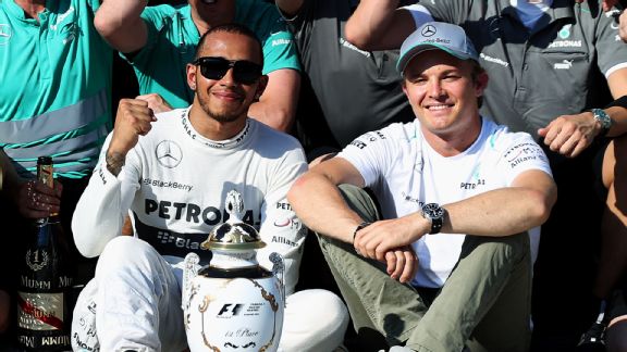 Lewis Hamilton and Nico Rosberg
