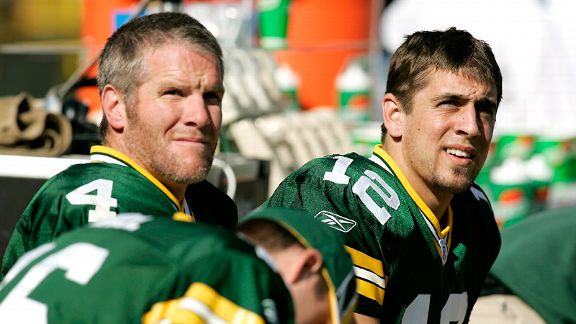 Aaron Rodgers, Brett Favre
