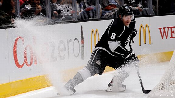 Drew Doughty #8 of the Los Angeles Kings