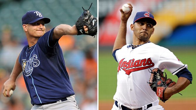 Alex Cobb and Danny Salazar