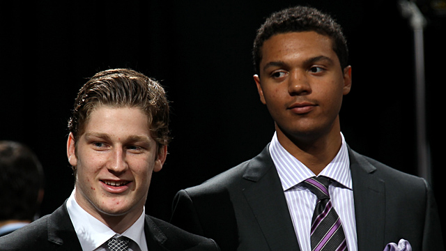 Draft prospects Nathan MacKinnon and Seth Jones