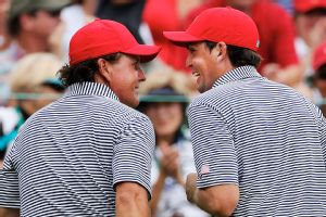 Phil Mickelson and Keegan Bradley