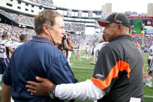 Bill Belichick and Marvin Lewis