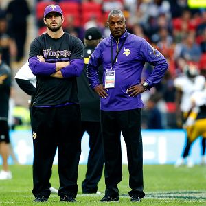Christian Ponder and Leslie Frazier