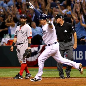 Mike Napoli, Jose Lobaton