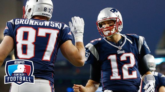 Rob Gronkowski and Tom Brady