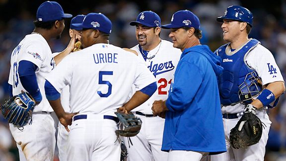 Los Angeles Dodgers manager Don Mattingly