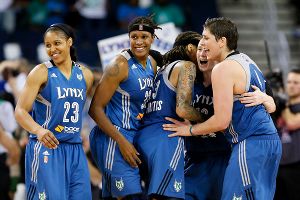 Lindsay Whalen, Janel McCarville, Maya Moore, Rebekkah Brunson, Seimone Augustus