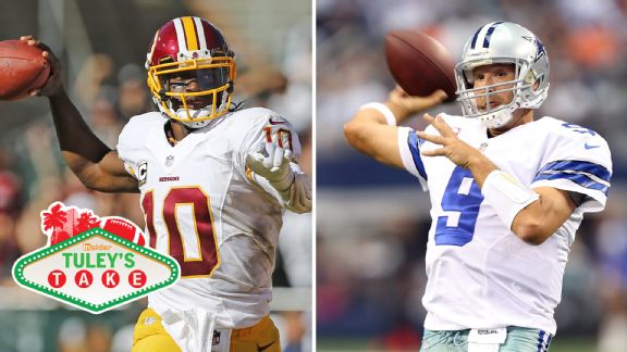 Robert Griffin III and Tony Romo