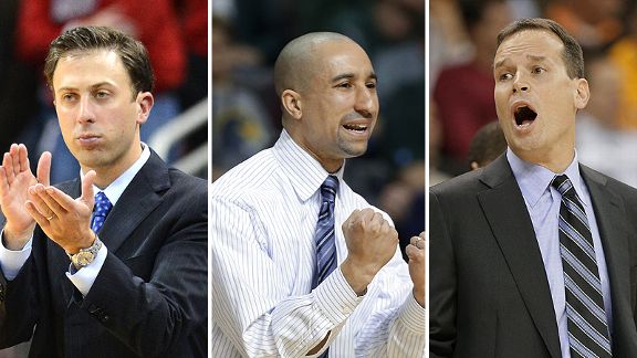 Richard Pitino, Shaka Smart and Chris Collins