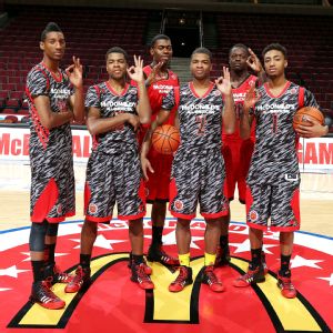 Marcus Lee, Andrew Harrison, Aaron Harrison, James Young, Dakari Johnson, Julius Randle