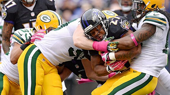 Ravens' run game on historically bad path