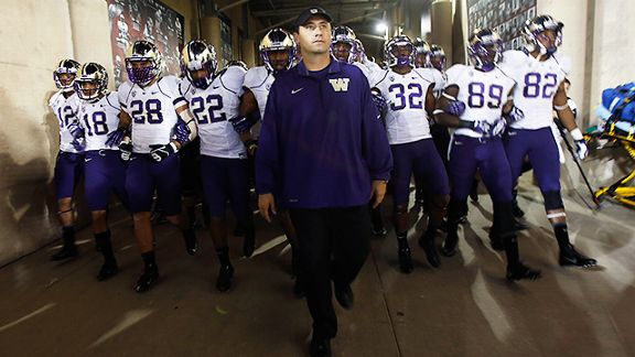 Washington Huskies coach Steve Sarkisian