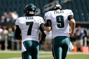 Michael Vick and Nick Foles