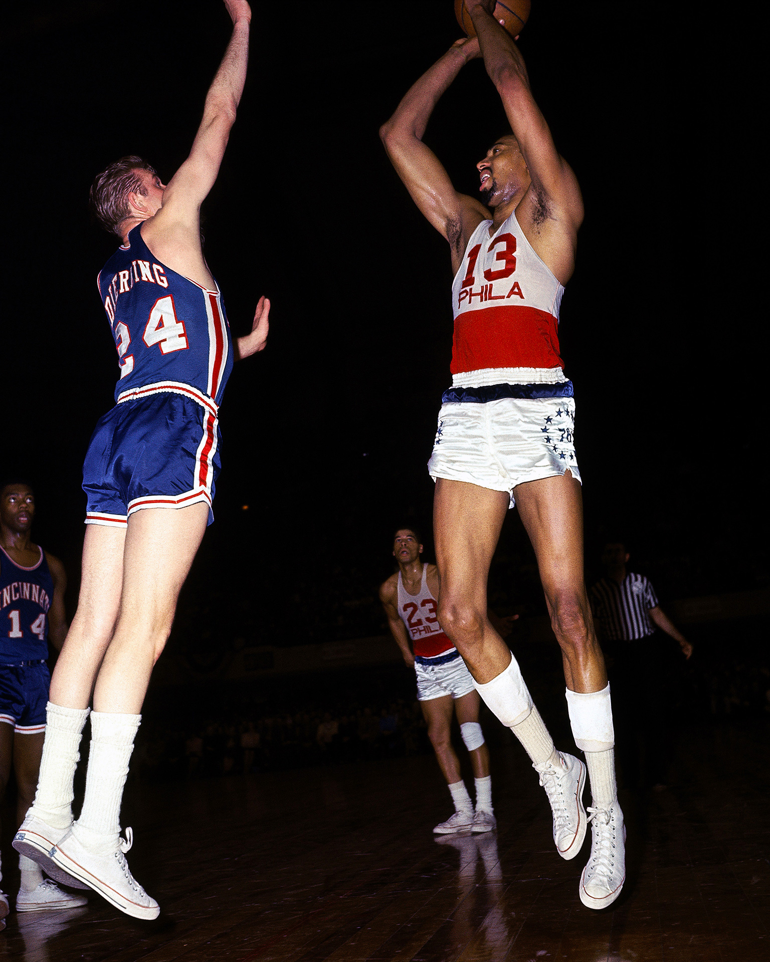 Đồng phục thi đấu tại NBA qua từng thời kỳ.