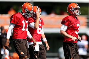 Jason Campbell, Brian Hoyer and Brandon Weeden