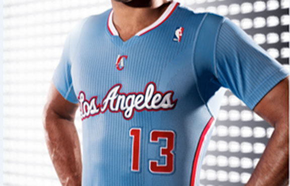 LA Clippers Jersey - Courtesy of NBA