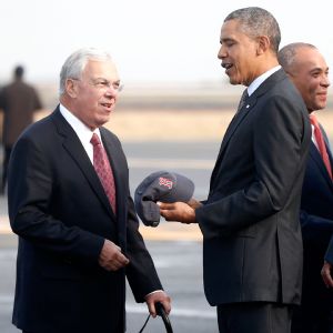 Thomas Menino and Barack Obama