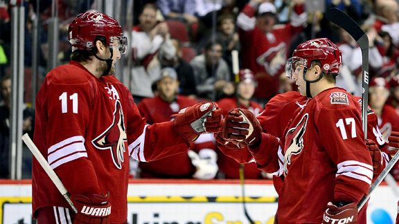 Martin Hanzal and Radim Vrbata