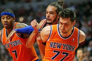 Joakim Noah, Carmelo Anthony, Andrea Barfnani