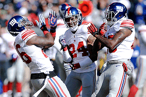 Antrel Rolle, Will Hill, Terrell Thomas