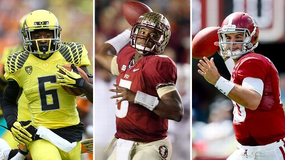 De'Anthony Thomas, Jameis Winston and AJ McCarron