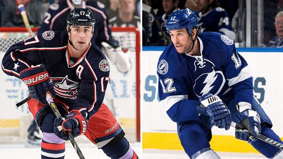Brandon Dubinsky and Ryan Malone