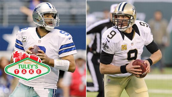 Tomy Romo, Drew Brees