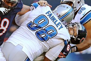 Nick Fairley and Jay Cutler
