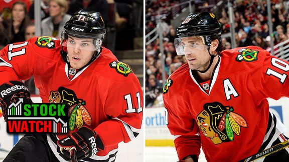 Patrick Sharp and Jeremy Morin
