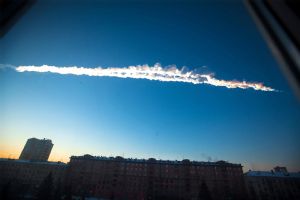 Meteorite contrail