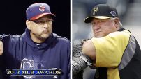 Francona, Hurdle honored as top managers