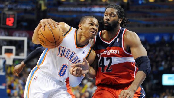 Russell Westbrook and Nene Hilario