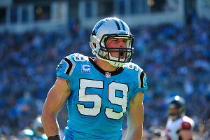 Luke Kuechly #59 of the Carolina Panthers