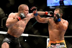 Georges St-Pierre and Johny Hendricks