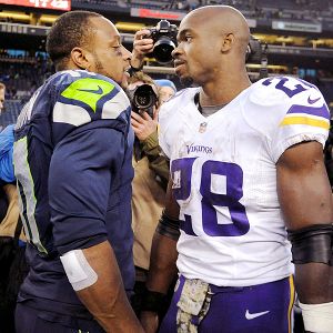 Percy Harvin and Adrian Peterson