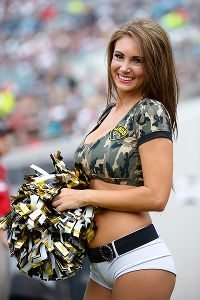 Jacksonville Jaguars cheerleader