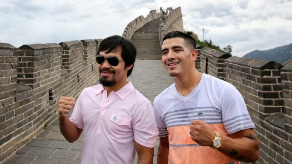 Manny Pacquiao and Brandon Rios