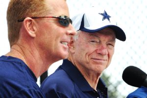 Jason Garrett and Jerry Jones
