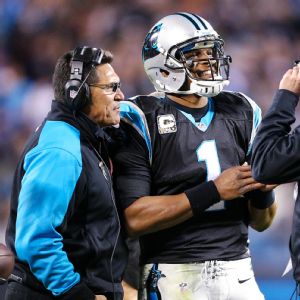 Ron Rivera and Cam Newton