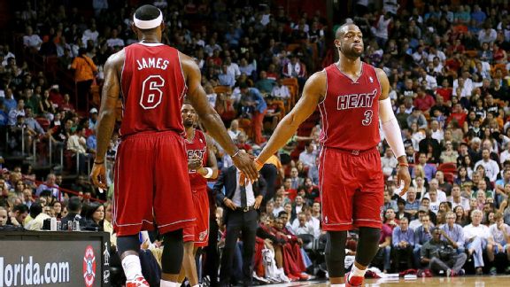 Dwyane Wade and LeBron James