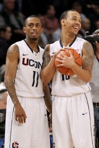 Ryan Boatright #11 and Shabazz Napier
