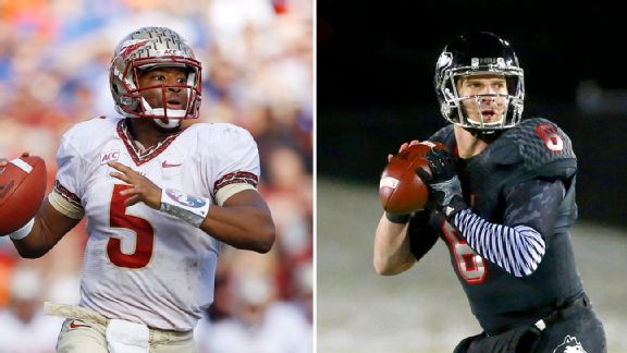 Jameis Winston and Jordan Lynch